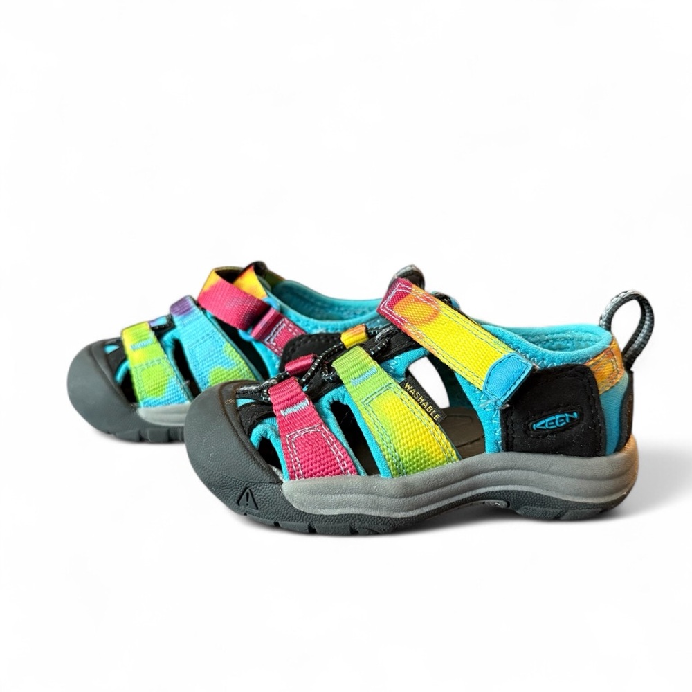 Keen Newport H2 Sandals Rainbow Tie-dye Waterproof Kids TODDLER Size 7C Sandals